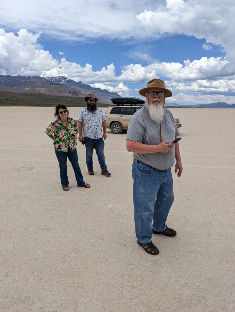 Wendy, Matt and Jim at Alvord Desert